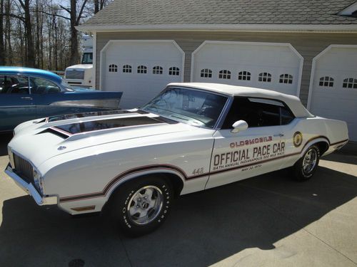 1970 oldsmobile convertible 442 pace-car frame-off restoration hot-rod (all-new)