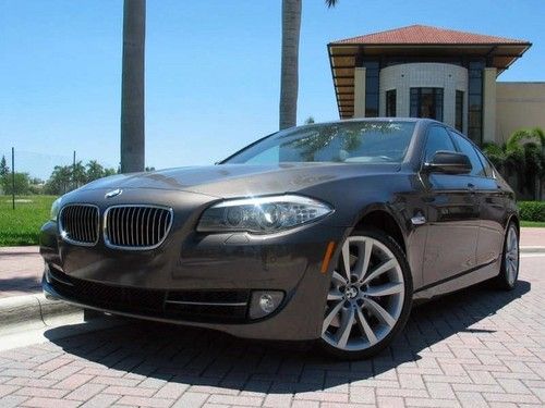 2011 bmw 535i sport navigation premium 2 head up display rare 6-speed manual