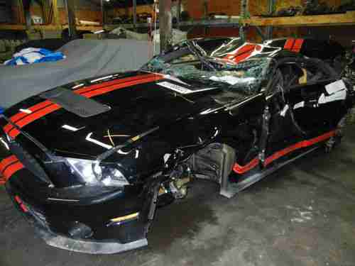 Wrecked ford mustang shelby gt500 for sale #6
