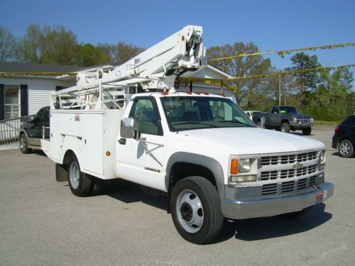 2001 chevy 3500 hd bucket truck former at&amp;t