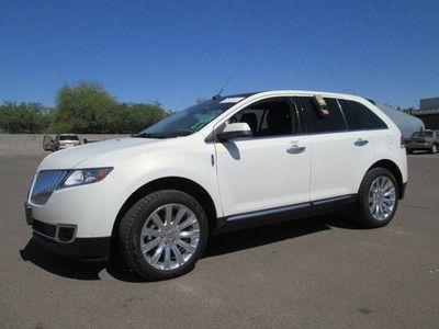 2013 awd 4wd white v6 leather automatic navigation sunroof miles:10k