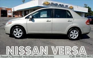 Used 2008 nissan versa sl 4dr automatic import sedan we finance gas saver autos