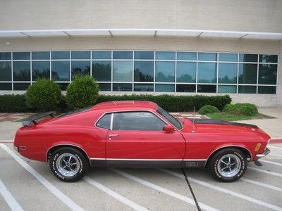 1970 ford mustang mach 1 auto 351 h-code "show car"