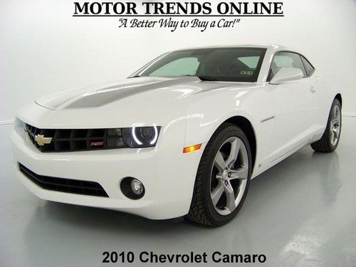 2lt rs halos spoiler stripes two tone leather htd seats 2011 chevy camaro 48k