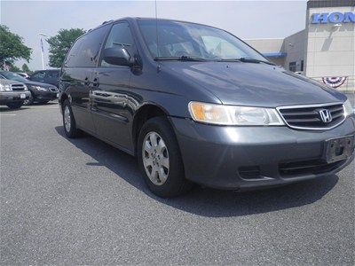 03 honda odyssey ex-l dvd leather v6 3rd row no reserve