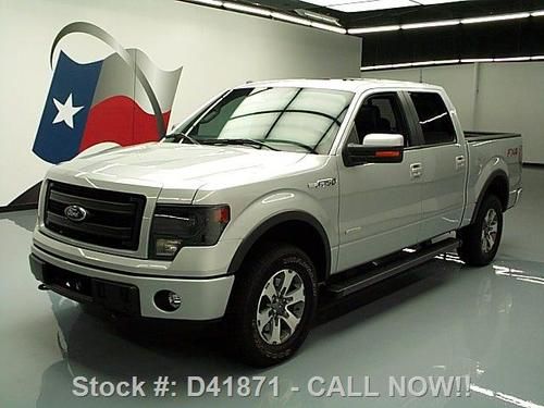 2013 ford f-150 fx4 crew 4x4 ecoboost sunroof rear cam! texas direct auto