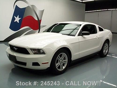 2012 ford mustang v6 automatic spoiler one owner 17k mi texas direct auto