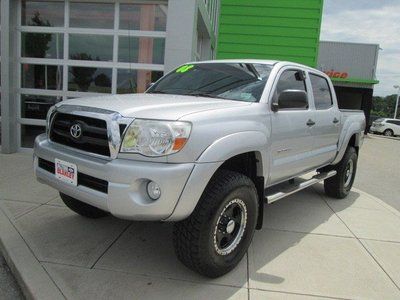 Toyota tacoma crew cab trd am tires wheels silver 2wd clear title truck