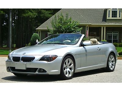 2006 bmw 650i convertible heads up display nav smg sport premium package