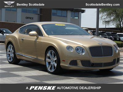 2012 bentley continental gt 2dr cpe