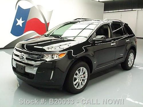 2011 ford edge sel blk on blk nav rear cam htd seats 6k texas direct auto