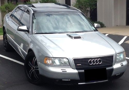 2001 audi a8 - custom, s8 accessories, 20inch sport wheels, quattro