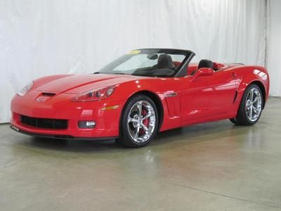 2dr conv z16 6.2l nav cd red corvette needs nothing grand sport auto leather