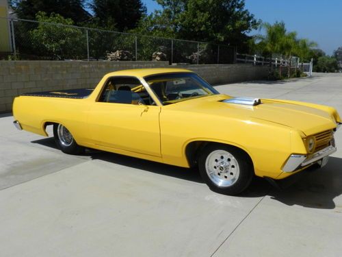 1970 pro street ford ranchero monster wheel standing drag car tubbed &amp; caged !!!