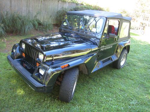 1991 jeep wrangler renegade 4x4 - 5 speed - 2-door 4.0l