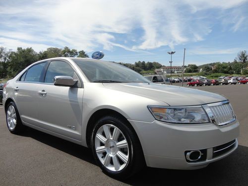 2007 lincoln mkz heated leather 1 owner clean carfax 29k mile silver birch video