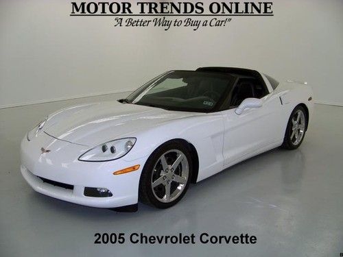 2005 chevy corvette chrome wheels hud htd mem seats borla exhaust 6 speed 60k