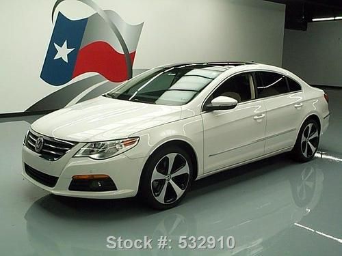 2010 volkswagen cc lux leather sunroof nav rear cam 36k texas direct auto