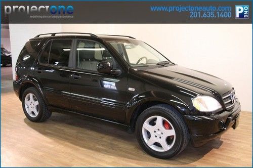 01 ml55 amg black navigation clean carfax 84k miles