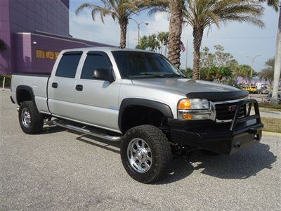 Lifted 4x4 diesel allison crew short heated leather seats nice great truck fl