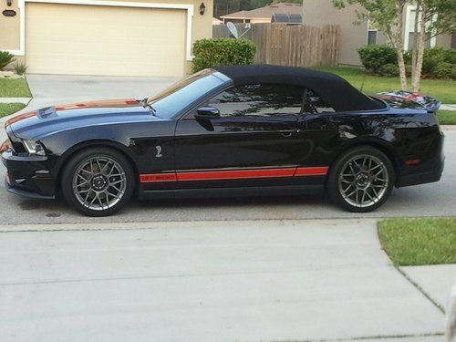 2011 ford mustang shelby gt500 convertible 2-door 5.4l