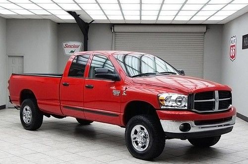 2007 dodge ram 2500 diesel 4x4 long bed leather quad cab texas truck