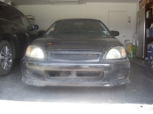 2000 honda civic si turbo fully built engine motor project shell em1