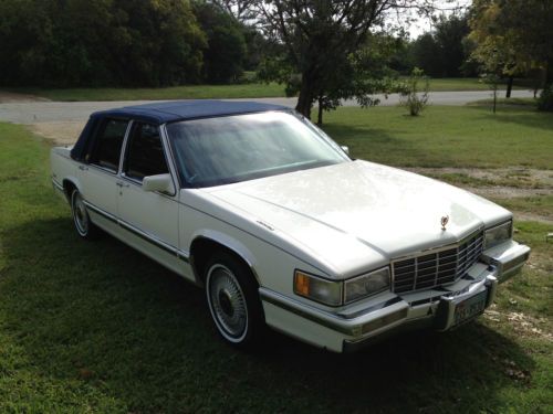 1992 cadillac deville grande elegance, leather interior, carriage roof