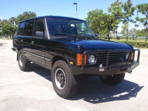 1993 range rover county lwb, black with saddle, super clean, low miles