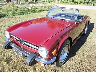 1975 red runs &amp; drives excel body&amp;inter vgood nice!