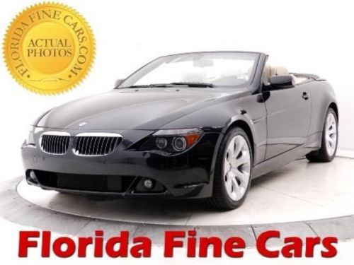 650i convertible 4.8l nav cd keyless start traction control stability control