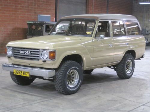 1986 toyota land cruiser 12h-t straight 6 cylinder turbo diesel ac ps hl pw pdl