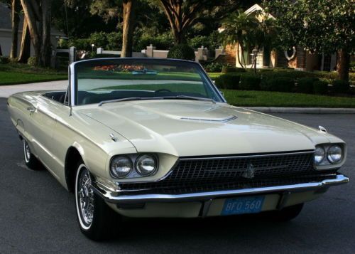 One of 75 made - restored- 1966 ford thunderbird convertible - q code &amp; a/c