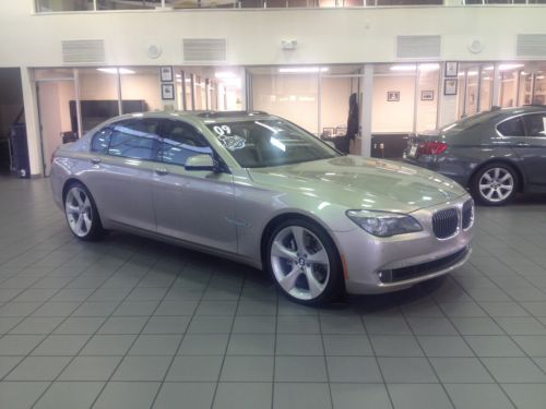 750li, 20&#034; wheels, cashmere silver, 1-owner, loaded, priced to sell!!!