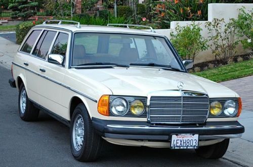 1984 mercedes 300td turbo diesel wagon only 187k miles, gorgeous car in ca