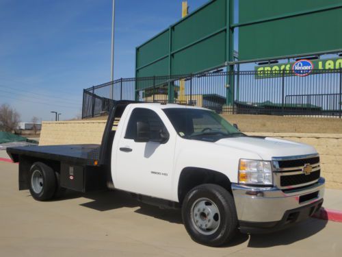 2011 chevy 3500 diesel flat bed texas own ,one owner fully service accident free