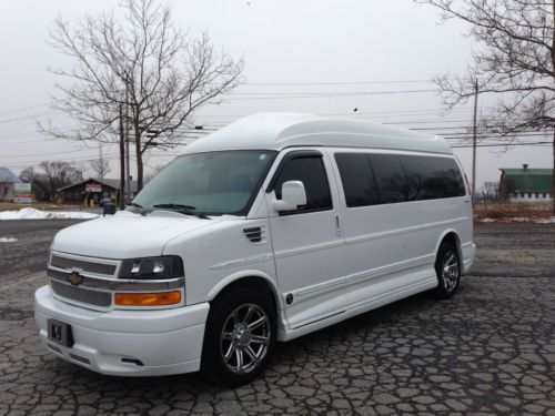 2013 chevrolet express 2500 explorer custom luxury conversion van 6.0l