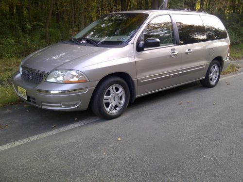 2002 ford windstar se minivan, tan, excellent conidtion, no reserve!!!