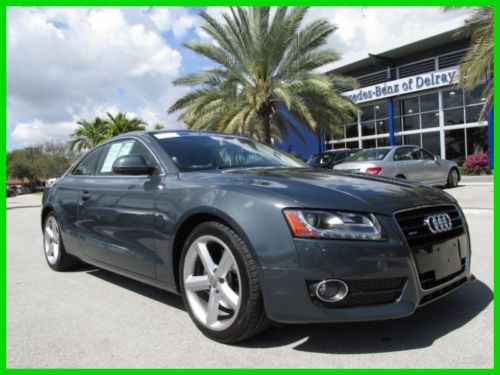 09 meteor grey a-5 3.2l awd coupe *heated leather seats *side assist *navigation