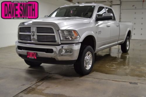 12 ram 2500 longhorn crew cab 4x4 diesel long box heated leather seats sunroof