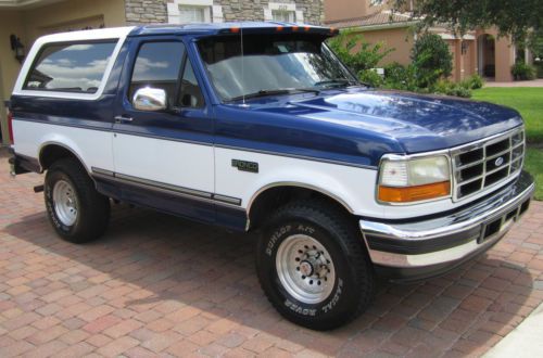 1996 ford bronco 5.8l 4x4 florida vehicle great shape
