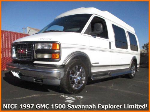 Custom 1997 gmc 1500 savana explorer limited! rust-free loaded california van!