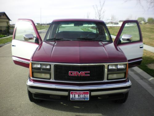Buy used 1988 gmc 3500 4x4 extended cab 76k actual miles ...