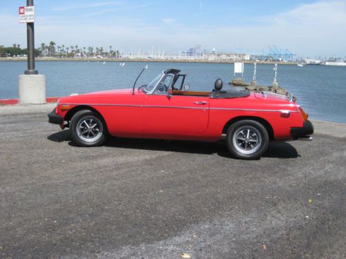 1979 mgb roadster, head turning classic, runs and drives great, no rust  - sweet