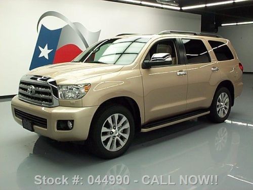 2011 toyota sequoia limited 4x4 sunroof leather nav 28k texas direct auto