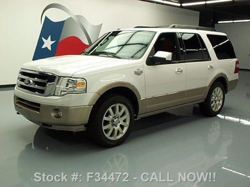 2012 ford expedition king ranch 4x4 sunroof nav dvd 15k texas direct auto