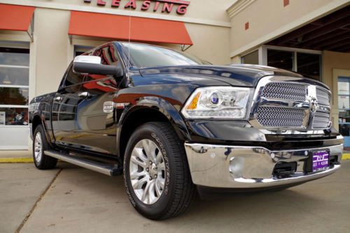 2014 ram 1500 crew cab laramie longhorn edition 4x4, air suspension, navigation!