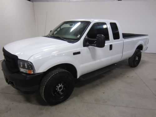 02 ford f-250 xlt power stroke turbo diesel 7.3l v8 4x4 ext cab long bed co ownd