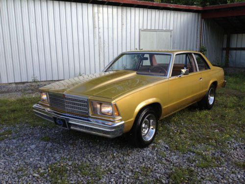 1979 chevrolet malibu modified street machine- war bonnet yellow