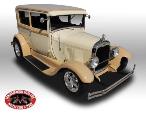 1928 ford model a street rod steel sedan gorgeous wow